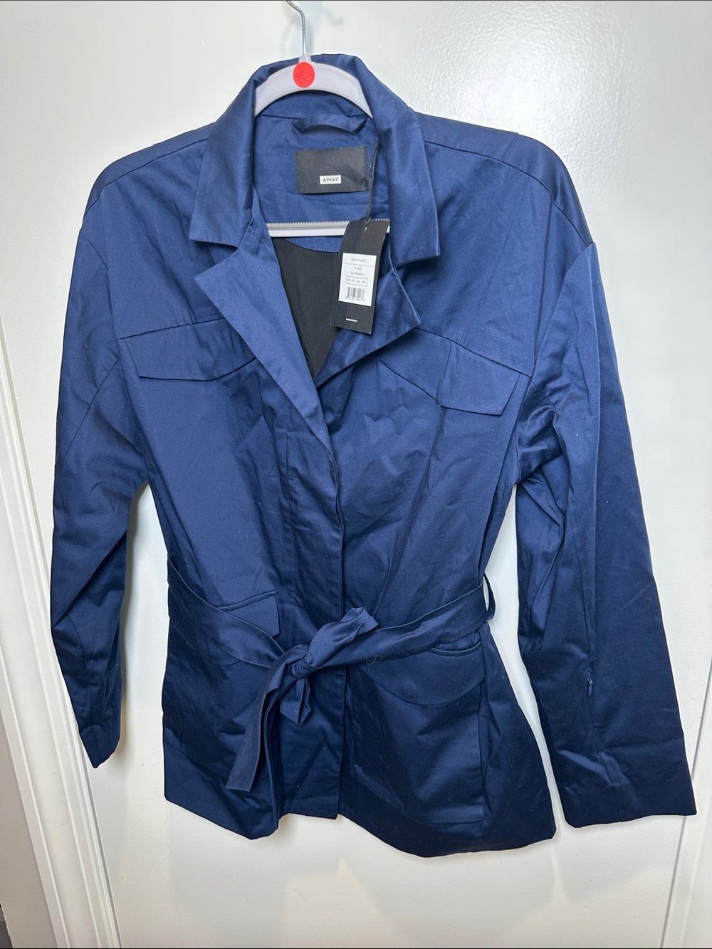 Away Navy Tie-Waist Blazer (53)